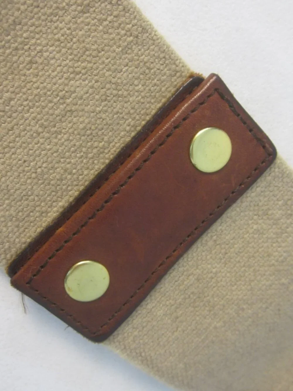 J Crew Women S Brown Leather Stretch Belt Triple Buckle Wide Gold Buckle USA - Picture 7 of 10